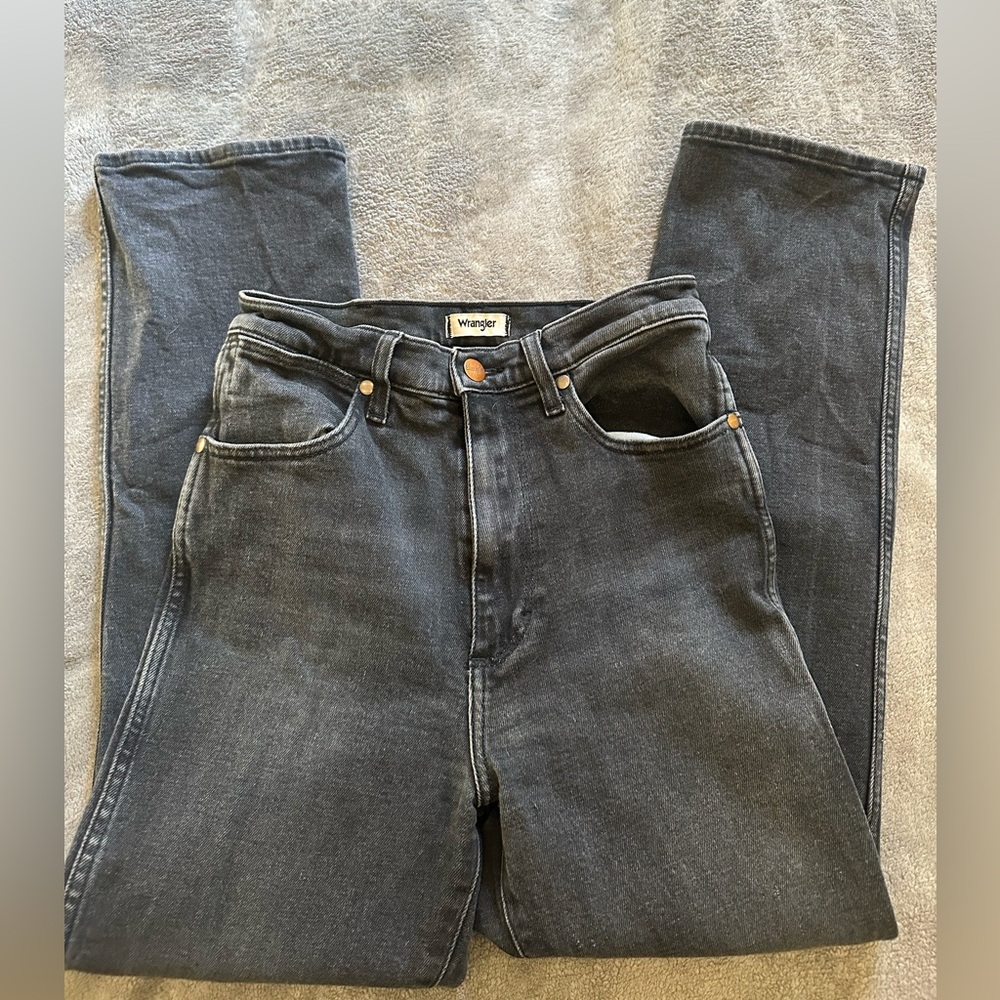 Wrangler Wild West Jeans Size 27 in Washed Black